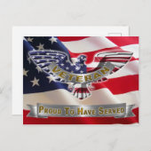 米国の退役軍人誇りを持ったが「服従すべき」 ポストカード (正面/裏面)
