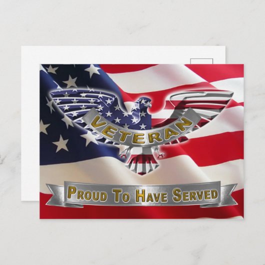 米国の退役軍人誇りを持ったが「服従すべき」 ポストカード (正面/裏面)