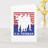 米国の退役軍人 カード (黄色い花)