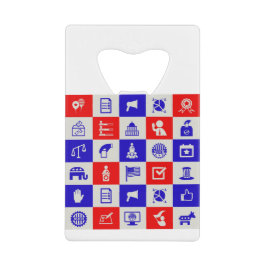 米国の選挙を行う クレジットカード栓抜き