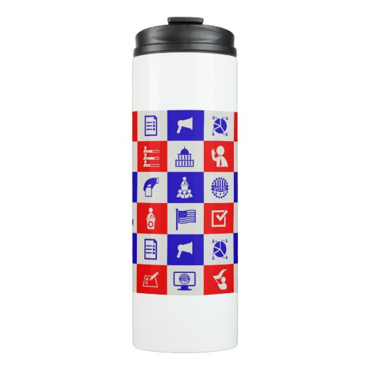 米国の選挙を行う タンブラー (正面)