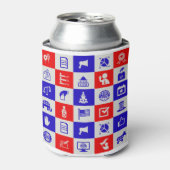 米国の選挙を行う 缶クーラー (缶正面)