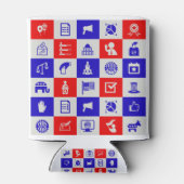 米国の選挙を行う 缶クーラー (裏面)