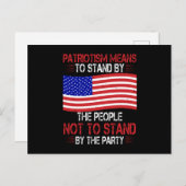 米国の選挙ヒーローはパスによって作られる ポストカード (正面/裏面)