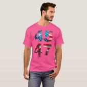 米国の選挙2024 - 45-47 Tシャツ (正面フル)