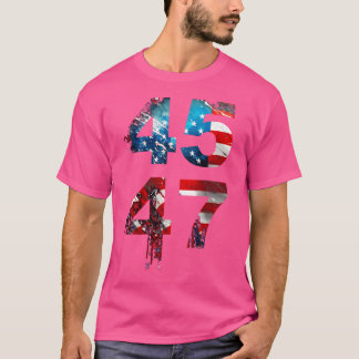米国の選挙2024 - 45-47 Tシャツ