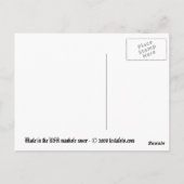 米国の郵便はがきで作られる ポストカード (裏面)