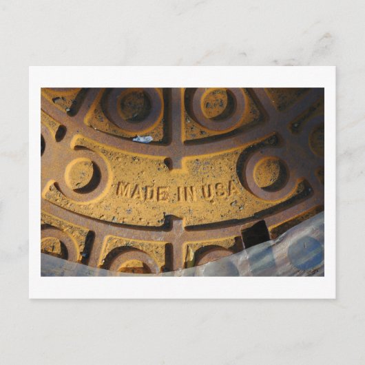 米国の郵便はがきで作られる ポストカード (正面)