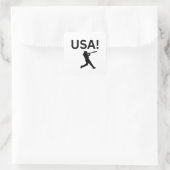 米国の野球選手でドットをボールとして使う スクエアシール (バッグ)