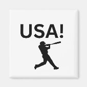 米国の野球選手でドットをボールとして使う マグネット (正面)