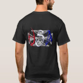 米国の鉄の十字2side tシャツ (裏面)