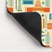 米国の陸標 マウスパッド (コーナー)