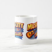 米国の音楽の街 ナッシュビル コーヒーマグカップ (中央)