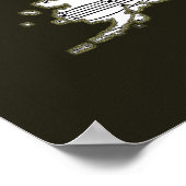 米国の音符マップ ポスター (角)