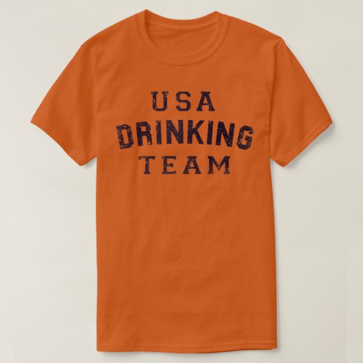 米国の飲みチーム Tシャツ (デザイン正面)