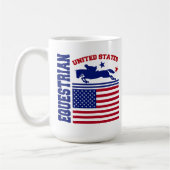 米国の騎手 コーヒーマグカップ (左)