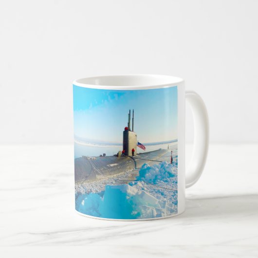 米国の高速攻撃潜水艦 – SSN-767 Mug コーヒーマグカップ (正面右)