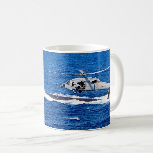 米国の高速攻撃潜水艦 – SSN-779 Mug コーヒーマグカップ (正面右)