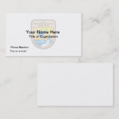 米国の魚と野生動物の名刺 名刺 (正面/裏面)