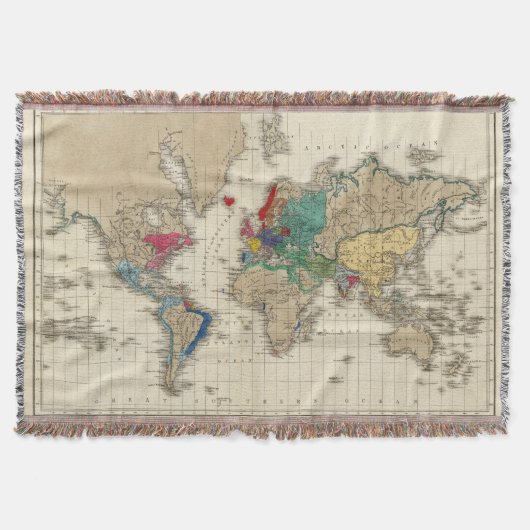 米国の1783年の広告の独立 スローブランケット (正面)