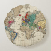 米国の1783年の広告の独立 ラウンドクッション (裏面)