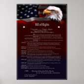 米国のBILL of Rights ポスター (正面)