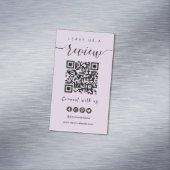 米国のQRコードに接続 |離れレビュースクリプト マグネット名刺 (インサイチュ)