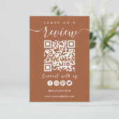 米国のQRコードに接続 |離れレビュースクリプト 招待状 (スタンド正面)