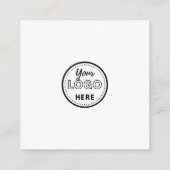 米国のQRコードに接続 |離れAレビューモダン エンクロージャーカード (裏面)