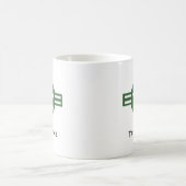米国のTrust Me Green コーヒーマグカップ (中央)