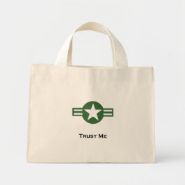 米国のTrust Me Green ミニトートバッグ