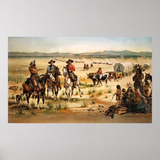 米国のWagonTrain ポスター (正面)