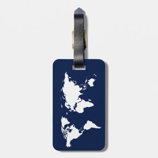 米国は住所シールと印を付けます ラゲッジタグ (裏面縦)