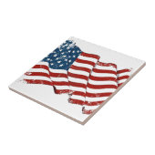 米国は動揺してな一見に印を付けます タイル (側面)