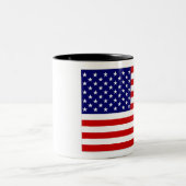 米国は印を付けます ツートーンマグカップ (中央)