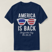 米国は帰った Tシャツ (デザイン正面)