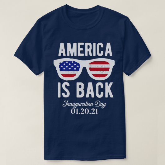 米国は帰った Tシャツ (デザイン正面)
