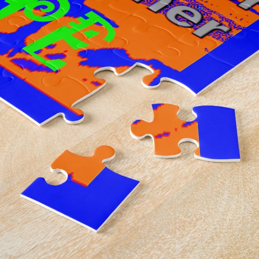 米国は強く一緒に願う – 愛国的なタペストリー ジグソーパズル (側面)