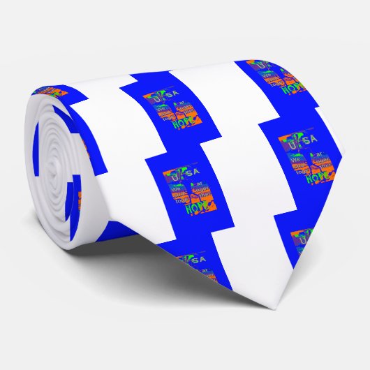 米国は強く一緒に願う – 愛国的なタペストリー ネクタイ (ロール)