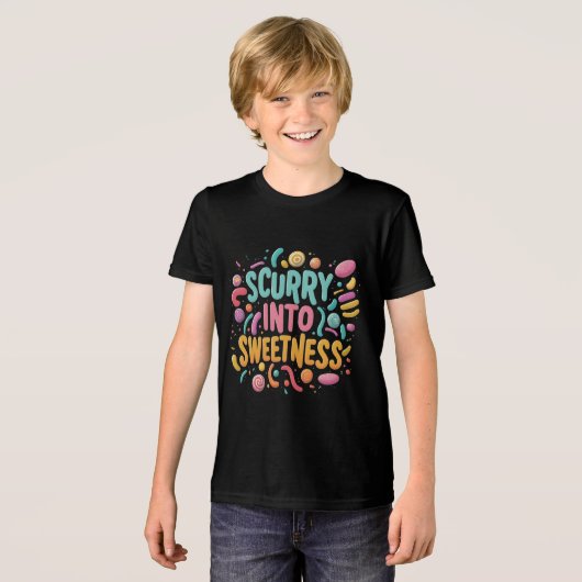 米国は急いで涙を流した トライブレンドTシャツ (正面全面)