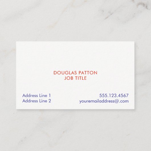 米国は愛国心が強いアメリカの兵士の軍隊に印を付けます 名刺 (裏面)