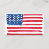 米国は愛国心が強いアメリカの兵士の軍隊に印を付けます 名刺 (正面)