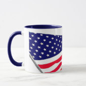 米国は波のマグに印を付けます マグカップ (左)