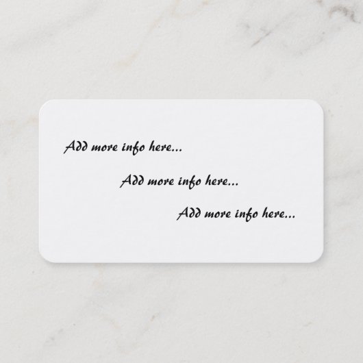 米国は白頭鷲の鳥の愛国者の名刺に印を付けます 名刺 (裏面)