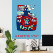 米国は良い日を過ごす我々は一緒に強い引用文 ポスター (ホームオフィス)