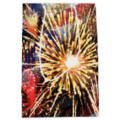 米国は花火印を付け、 ミディアムペーパーバッグ (正面)