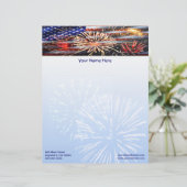 米国は花火印を付け、 レターヘッド (スタンド正面)