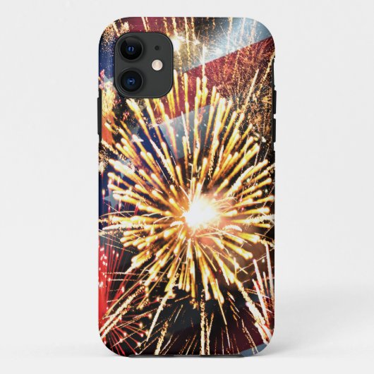 米国は花火印を付け、 Case-Mate iPhoneケース (裏面)
