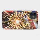 米国は花火印を付け、 Case-Mate iPhoneケース (裏面(横))