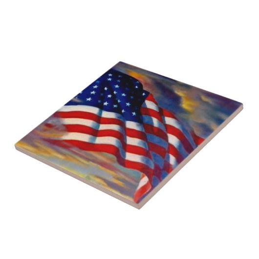 米国は雲の軍のギフトのタイルの古い栄光に印を付けます タイル (側面)